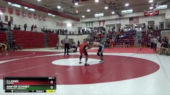 175 lbs Quarterfinal - CJ Jones, Clinton vs Sawyer Schmidt, Northeast Community