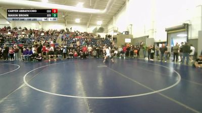 113 lbs Quarters - Carter Abbaticchio, Copper Hills vs Mason Brown, Bear River