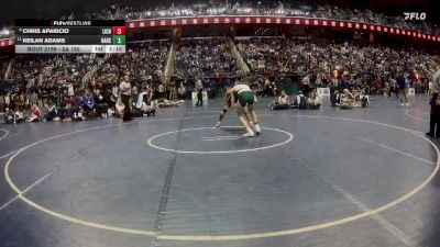 2A 150 lbs Quarterfinal - Chris Aparicio, Lincoln Charter vs Keilan Adams, Bandys High School