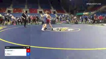 113 lbs Consi Of 16 #2 - Cash Donnell, Oklahoma vs Elliott Biba, Wisconsin
