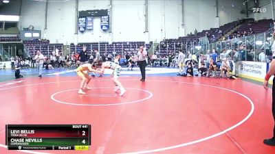 124 lbs Semifinal - Chase Nevills, Copenhagen vs Levi Bellis, Tioga Sr HS