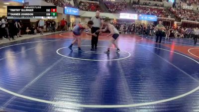 150 lbs Champ. Round 1 - Timithy Ellinger, Ram Wrestling Club vs Tanner Johnson, Mountain Man