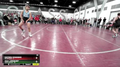 85 lbs Quarterfinals (8 Team) - Hayden Downing, Killer Elite vs Max Lindquist, Team Gotcha