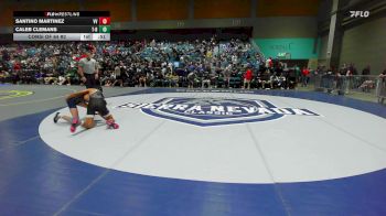120 lbs Consi Of 64 #2 - Santino Martinez, Volcano Vista vs Caleb Clemans, Todd Beamer