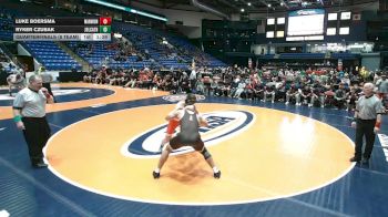 215 lbs Quarterfinals (8 Team) - Ryker Czubak, Joliet (Catholic Academy) vs Luke Boersma, Aurora (Marmion Academy)