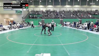 215 lbs Quarters & 1st Wb (16 Team) - Ulyssias Wondwossen, North Gwinnett vs Sean Jones, West Forsyth