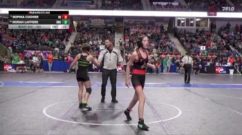 100 lbs Cons. Round 1 - AnnJessa Eisenhour, Scott City Takedown Club vs Bryndle Danner, Trailblazer