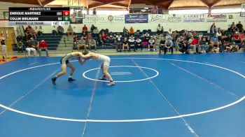 132 lbs Round 1 (3 Team) - Enrique Martinez, Ironwood Ridge High School vs Collin Bielmann, Empire High School