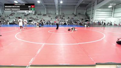 106 lbs Rr Rnd 1 - Braiden Mcclure, Indiana Outlaws White vs Romeo Tendencia, Filipe Trained Wrestling Academy