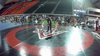 55 lbs Quarters - Madelyn Johnson, Nevada vs Liberty Coman, Alaska