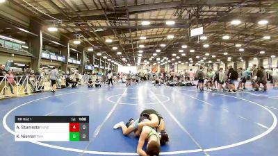 106 lbs Rr Rnd 1 - Augie Szamreta, TNWC Griffin vs Kaden Nieman, Felix Wrestling Academy Blue