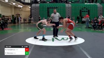 Match - Nicholas Humphrys, Unafilliated vs Phoenix Mccrary, Vincennes Grapplers