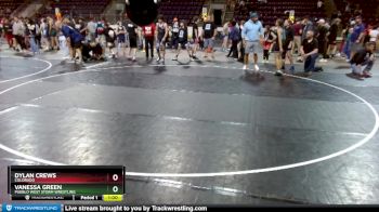 108-114 lbs Round 2 - Dylan Crews, Colorado vs Vanessa Green, Pueblo West Storm Wrestling