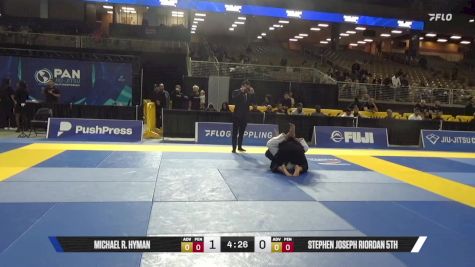 Stephen Joseph Riordan 5th vs Michael R. Hyman 2025 Pan Jiu Jitsu IBJJF Championship