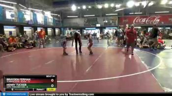 45 lbs Placement Matches (16 Team) - Brayden Ferman, Alabama Elite - Black&nbsp; vs Henry Tucker, Some Tennessee Kids