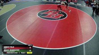 Semifinal - Brock Jeannoutot, Crofton/Bloomfield vs Jeremy Felix, Alma