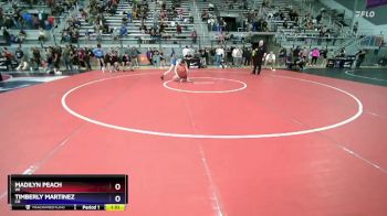 61 lbs 5th Place Match - Madilyn Peach, WI vs Timberly Martinez, CO