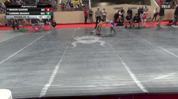 70_B lbs Round Of 16 - Mason Sauder, Mifflinburg vs Camden Zdarko, Maplewood