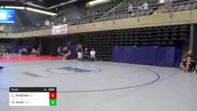 220 lbs Final - Lucas Ainbinder, Belford, NJ vs Diesel Koser, Shippensburg, PA