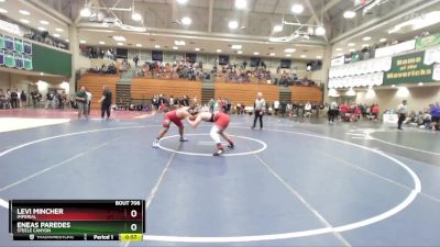 215 lbs Cons. Round 2 - Levi Mincher, Imperial vs Eneas Paredes, Steele Canyon