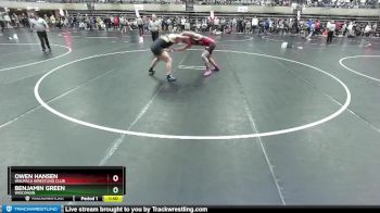 189 lbs Quarterfinal - Benjamin Green, Wisconsin vs Owen Hansen, Waupaca Wrestling Club