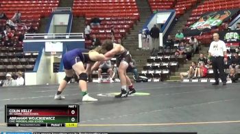 171 lbs 1st Place Match - Abraham Wojcikiewicz, Civic Memorial High School vs Colin Kelly, Mt. Carmel High School