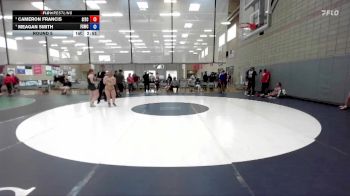 140 lbs Round 5 - Cameron Francis, Southern Idaho Training Center vs Meagan Smith, Fighting Squirrels Wrestling Club
