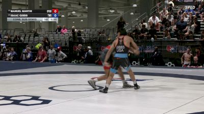 55 kg Cons. Sub-semis - Manuel Martir, Community Youth Center - Concord Campus Wrestling vs Isaac Gibbs, Tiger Wrestling Club