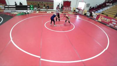 135 lbs Round 1 - Lina Santana, Chatsworth vs Aliah Contreras, Gahr High School
