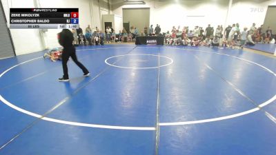88 lbs Zeke Mikolyzk, Minnesota Blue vs Christopher Baldo, New Jersey