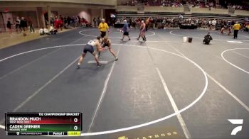 152 Championship Bracket Champ. Round 2 - Caden Grenier, Mounds View vs Brandon Much, West Bend West