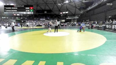 Boys 1A 150 lbs Champ. Round 1 - Daniel Ramos, Connell vs Lukas Morse, Seton Catholic