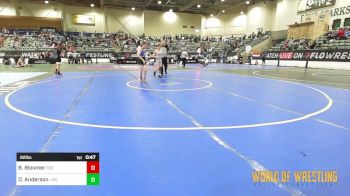 92 lbs Consi Of 8 #1 - Bruin Bloomer, Eastern Oregon Elite vs Dylan Anderson, Live Training