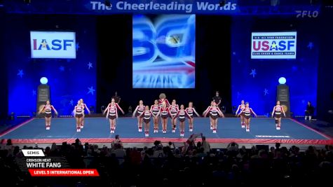 Crimson Heat - White Fang [2025 L5 International Open Semis] 2025 The Cheerleading Worlds