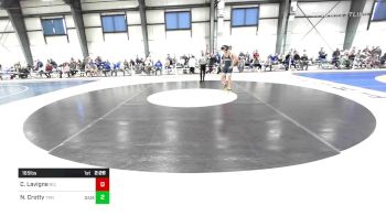 165 lbs Consi Of 8 #1 - Cooper Lavigne, Rhode Island College vs Nick Crotty, Trinity