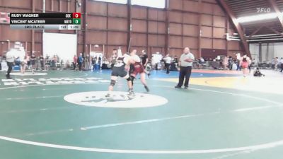 215 lbs 3rd Place - Rudy Wagner, Cox High School vs Vincent Mcateer, Mayo Quanchi / Bhhs