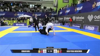 Jussi Pekka Meriläinen vs Osman Narli 2026 European Jiu-Jitsu IBJJF Championship