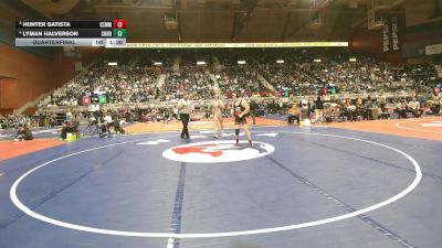 2A-138 lbs Quarterfinal - Hunter Batista, Kemmerer vs Lyman Halverson, Sundance