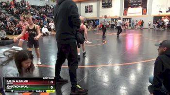 N-6 lbs Quarterfinal - Jonathon Pahl, LMWC vs Ralen Albaugh, Wrath