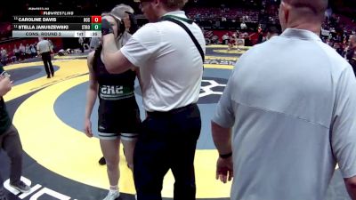 G-120 lbs Cons. Round 2 - Stella Januszewski, G-Strongsville vs Caroline Davis, G-Ross