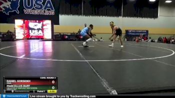 190 lbs Cons. Round 2 - Daniel Gorskikh, Iowa vs Marcellus Duff, Colleyville Heritage High School Wrestling