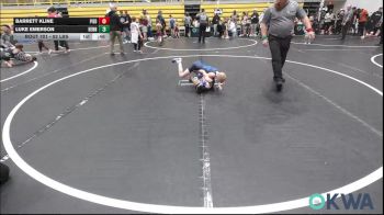 52 lbs Round Of 16 - Barrett Kline, Piedmont vs Luke Emerson, Hennessey Takedown Club