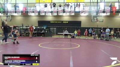 71 lbs Round 1 - Kacen Huisman, Iowa vs Hudson Christensen, Moen Wrestling Academy