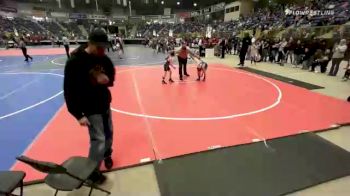 55 lbs Quarterfinal - Dalton Schroeder, Top Notch vs Logan Berg, La Junta Growlers