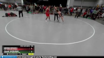 190 lbs Quarterfinal - Frank Hazelrigg, Eierman Elite Wrestling Club vs Adonis Bonar Ii, MWC Wrestling Academy