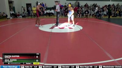 170 lbs Round 1 - Paxtin Dupper, Decatur vs Saul Ramos, Mae Jemison