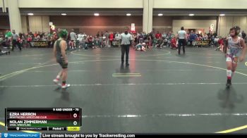 75 lbs Round 1 - Ezra Herron, BEASTWORKS WRESTLING CLUB vs Nolan Zimmerman, Steel Wrestling