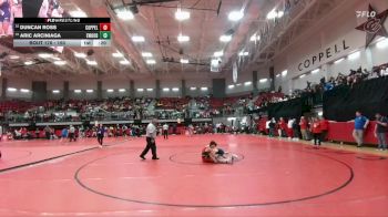 150 lbs Cons. Round 1 - Duncan Ross, Coppell vs Aric Arciniaga, Eastwood