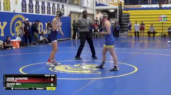 120 lbs Quarterfinal - Jacee Altaffer, MONTPELIER vs Olivia Gill, FINDLAY