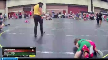 82 lbs Round 2 (6 Team) - Vinny Miceli, Team Gotcha vs Jaxon Swan, Midwest Xtreme Wrestling